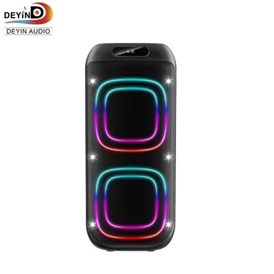 Professional Wireless Karaoke BT Speaker Stereo Deep Bass Woofer HIFI Subwoofer LED Light Party DJ Speakers